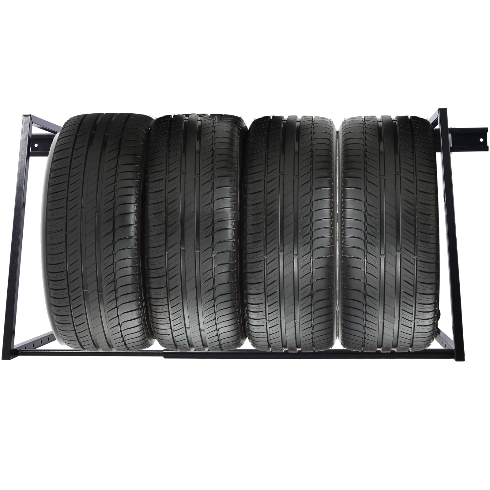 Heavy Duty Adjustable Garage Wall Multi-Tire Rack Storage