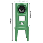 Solar mouse repeller, outdoor multi-floor cat repeller, LED explosion ultrasonic dog repeller