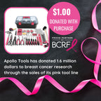 Pink 170 Piece Household Tool Kit with New and Improved Tool Box - DT7103P
