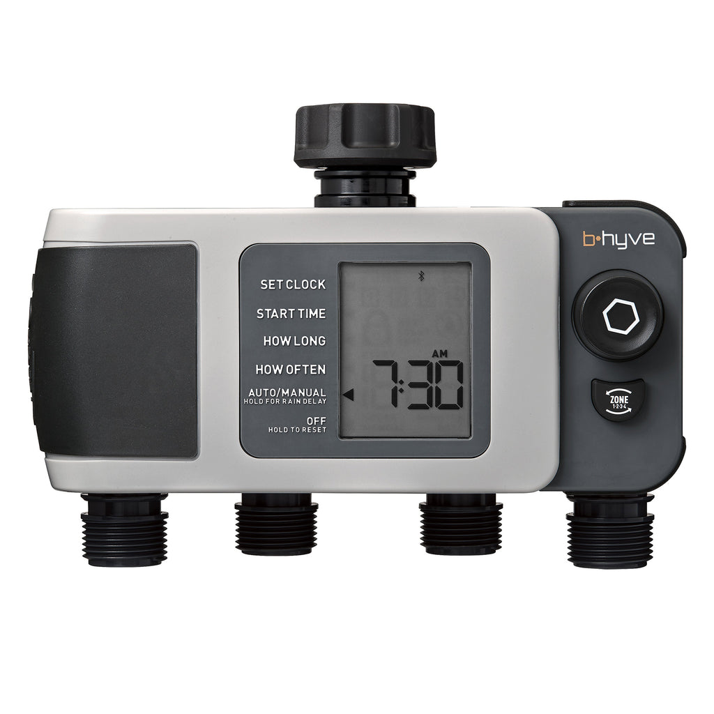 B-hyve XD Bluetooth 4-Outlet Hose Faucet Timer | 24634
