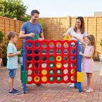 Jumbo 4-in-a-Row Game Set 3.5ft Tall Outdoor Lawn Game