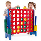 Jumbo 4-in-a-Row Game Set 3.5ft Tall Outdoor Lawn Game