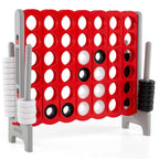 Jumbo 4-in-a-Row Game Set 3.5ft Tall Outdoor Lawn Game