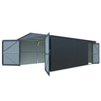 13'x20' Plus Upgraded Metal Shed w/ Double Front Doors & Side Entry Door