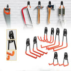 1PC Heavy Duty Metal Hook Garage Organizer Wall Mount Bicycle Hanger Hooks Wall Mount Anti-slip Storage Hook Garage Storage Tool