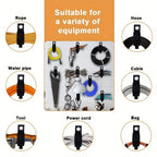 Heavy-Duty Storage Straps Reusable Extension Cord Organizer Cable Ties Hose Storage Accessory Holder Garage Organization