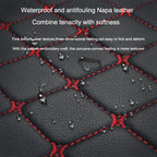 Universal Car Seat Covers Pu Leather Fashion Car Front and rear seat cushions Car Seat Protector Four Seasons Auto Accessories