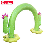 Camebust Spray Mat Pool Wave Children's Water Mat Outdoor Lawn Garden Sprinkler Water Mat Cactus Inflatable Pool Game Toy
