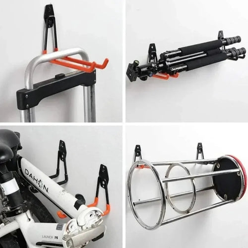 1PC Heavy Duty Metal Hook Garage Organizer Wall Mount Bicycle Hanger Hooks Wall Mount Anti-slip Storage Hook Garage Storage Tool