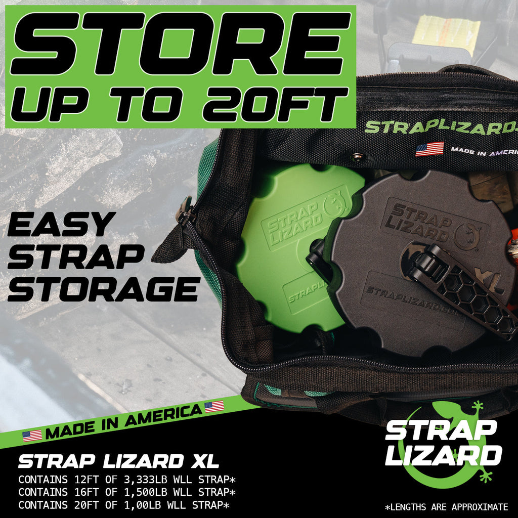 Strap Lizard XL | Ratchet Strap Storage & Tail Management Accessory