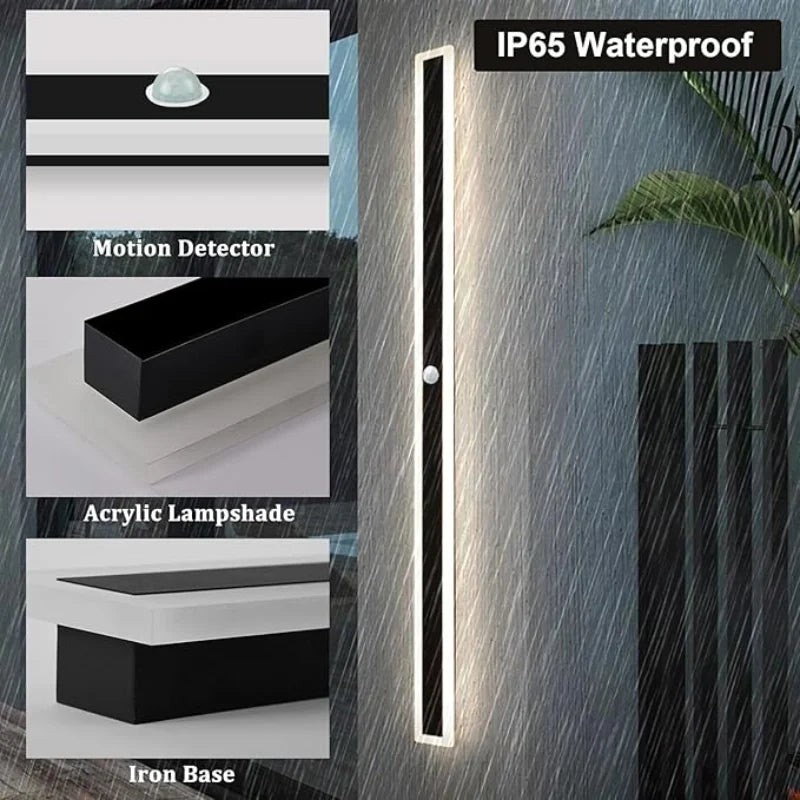 Outdoor Wall Light IP65 Waterproof 110- 240V  Porch Lamp LED Long Garden Lamp Villa Garage Lighting Fixture porch Home decor