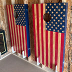 Wall-Mounted Cornhole Board Holder