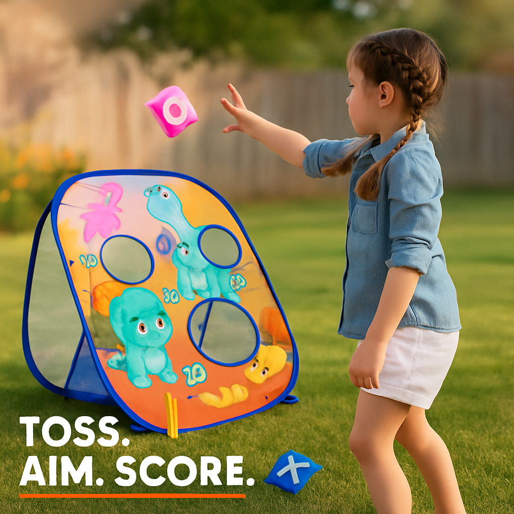5 in 1 Bean Bag Toss Game Toy for Outdoor Fun