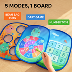 5 in 1 Bean Bag Toss Game Toy for Outdoor Fun