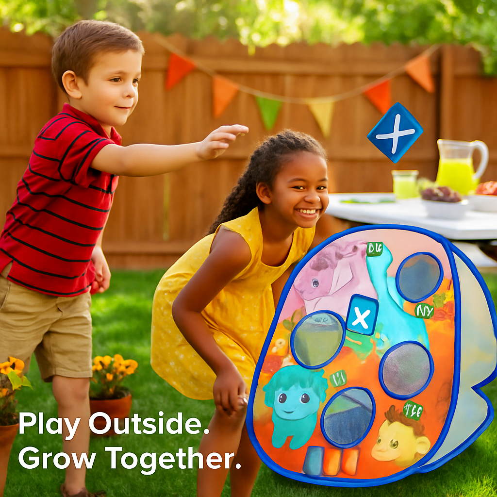 5 in 1 Bean Bag Toss Game Toy for Outdoor Fun
