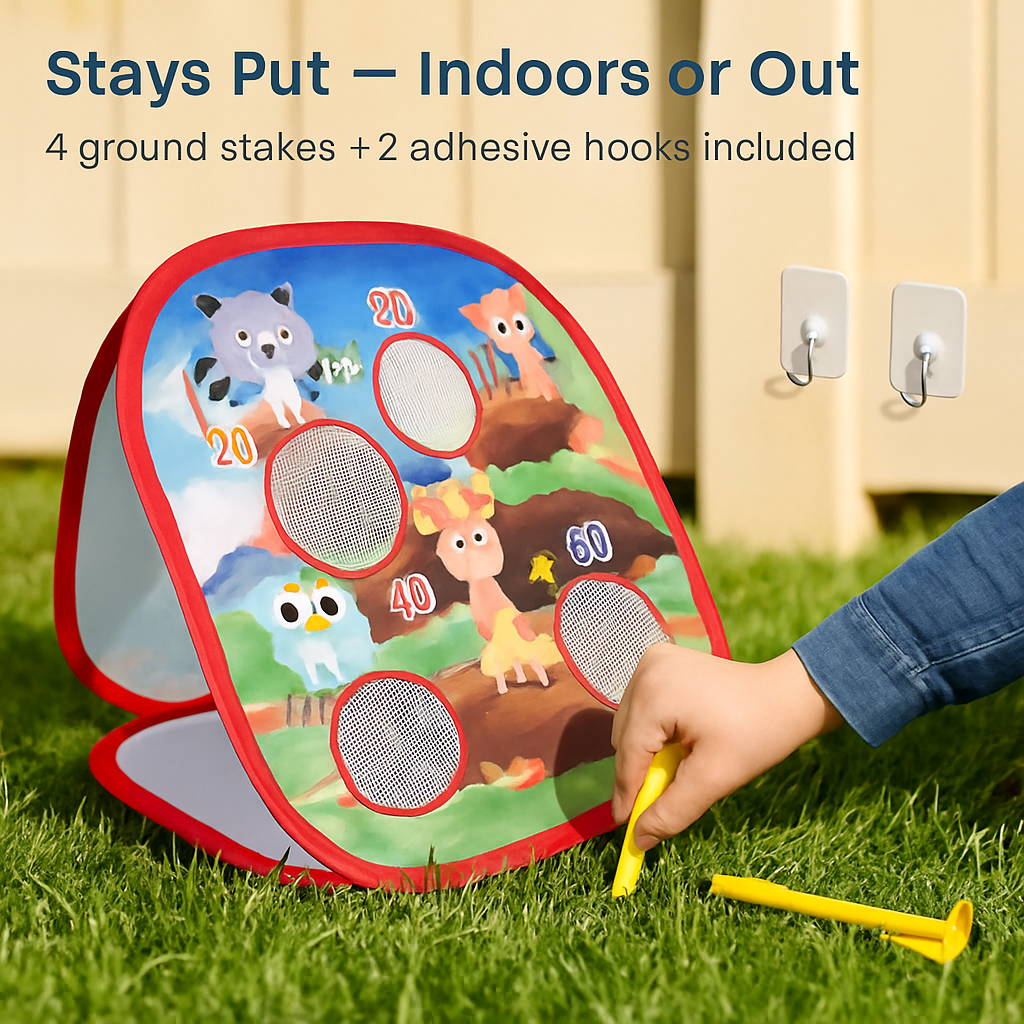 5 in 1 Bean Bag Toss Game Toy for Outdoor Fun
