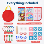 5 in 1 Bean Bag Toss Game Toy for Outdoor Fun