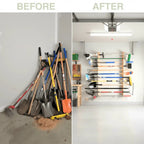 Wall-Mounted Garden Tool Rack - Garage